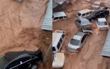 فيديو/ فيضانات مُدمّرة تجتاح مناطق الزلزال في تركيا 45