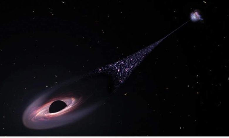 اكتشاف ثقب أسود ضخم يتحرك بسرعة قصوى FB IMG 1680990810171 780x470