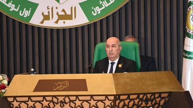 الرئيس الجزائري يغيب عن القمة العربية teboune 1 390x220